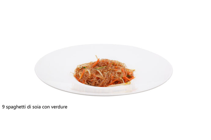 Spaghetti di soia con verdure